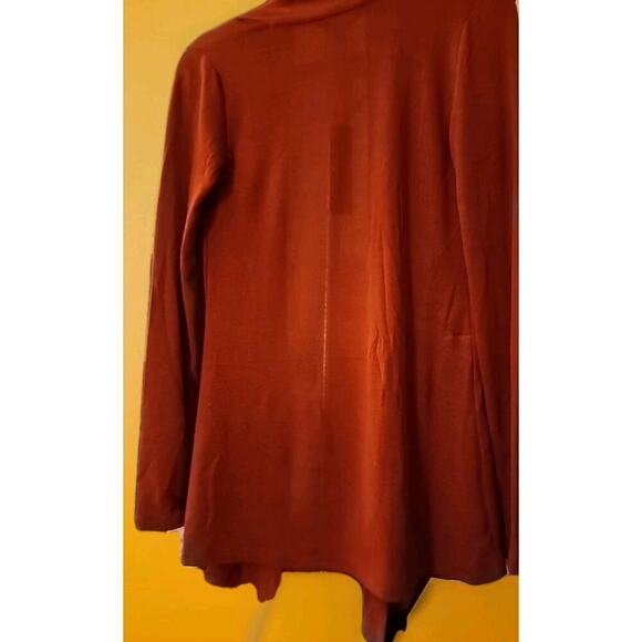 Mix by 41 Hawthorn Sweater Women X Small Red Open Cardigan Knit Stitch NWT A128 - Picture 3 of 5